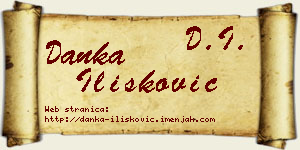 Danka Ilišković vizit kartica